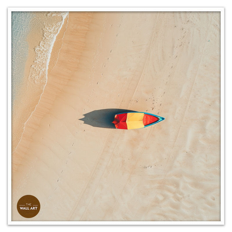 VIBRANT BOAT ON BEACH II