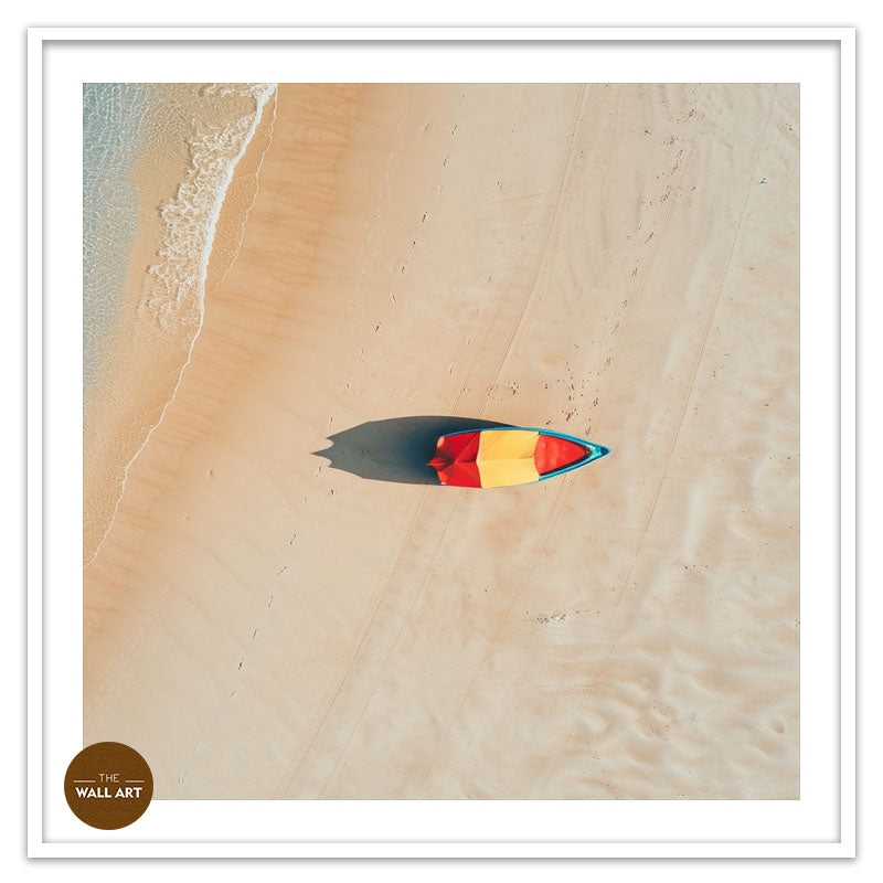 VIBRANT BOAT ON BEACH II
