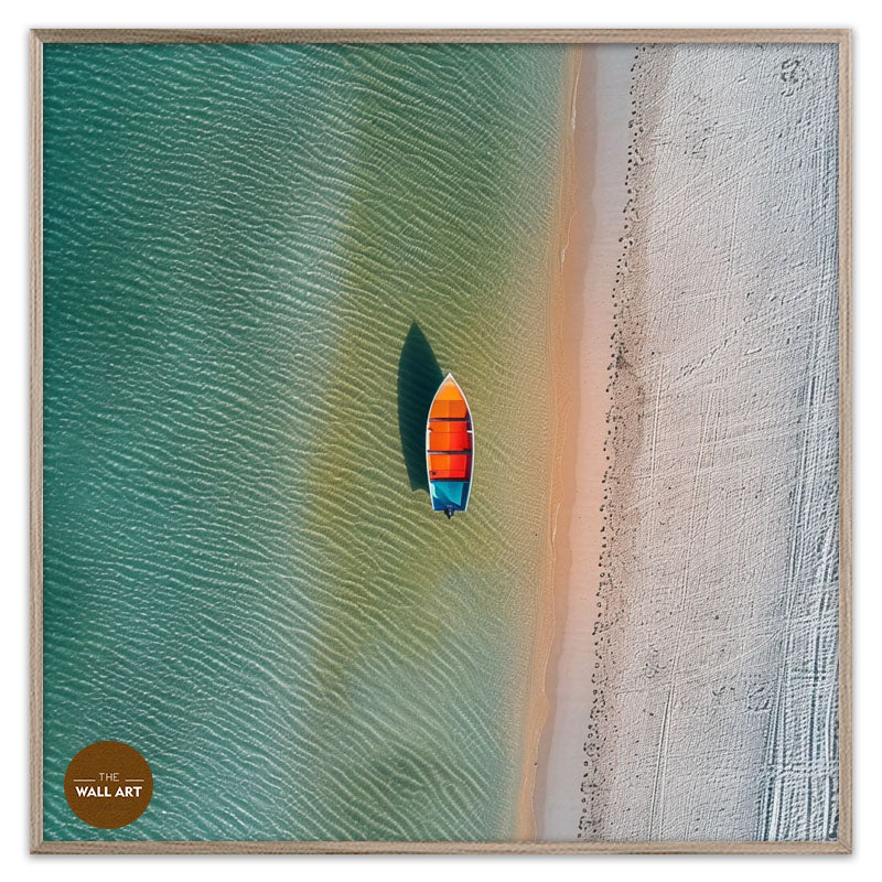 VIBRANT BOAT ON BEACH I