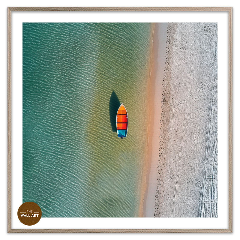 VIBRANT BOAT ON BEACH I
