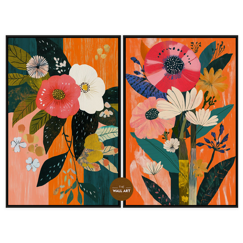 VIBRANT FLOWER II_SETOF2_