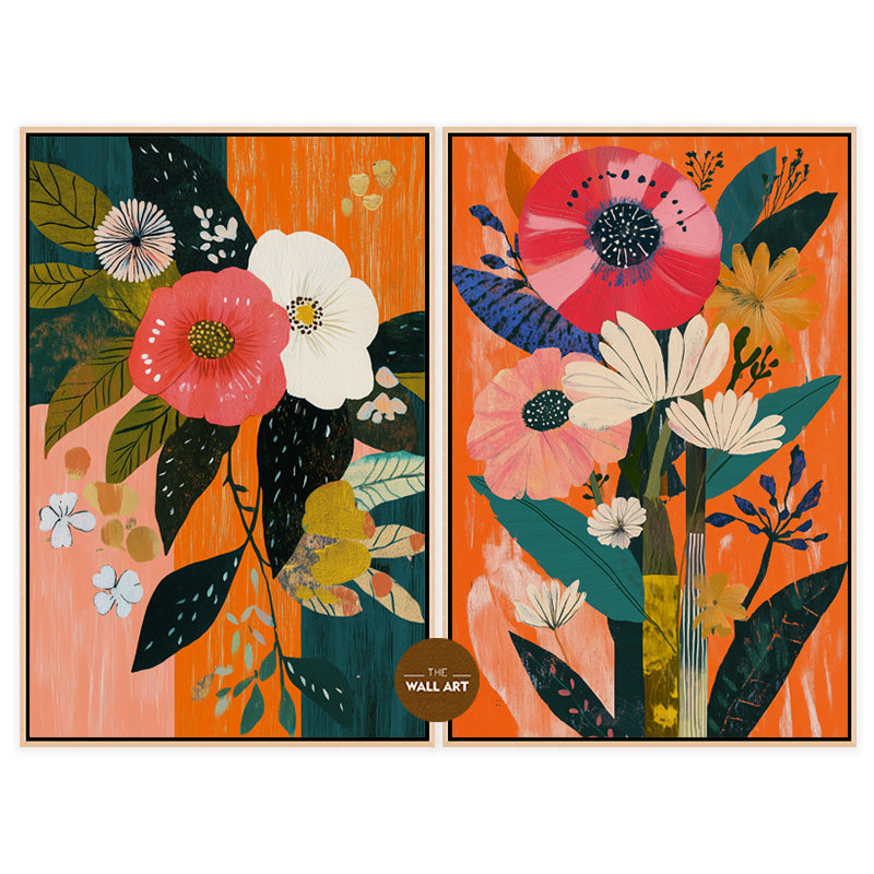 VIBRANT FLOWER II_SETOF2_