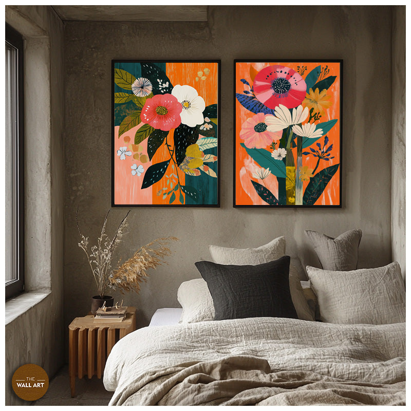 VIBRANT FLOWER II_SETOF2_