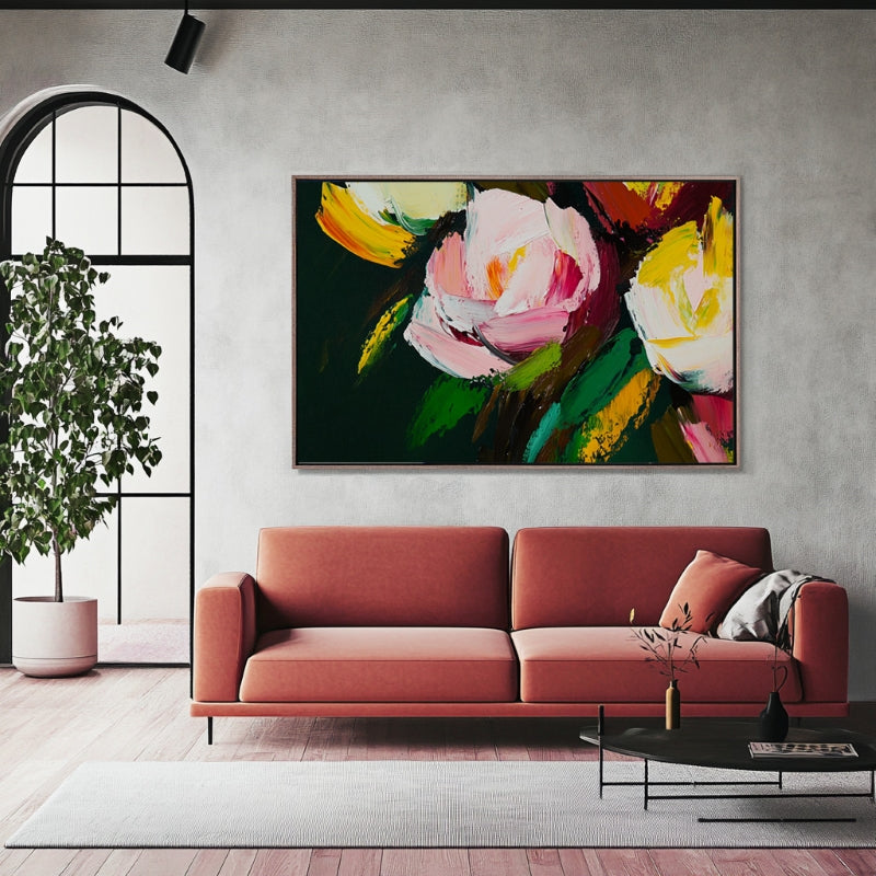VIBRANT FLOWER SPLASH I