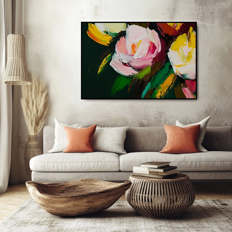 VIBRANT FLOWER SPLASH I