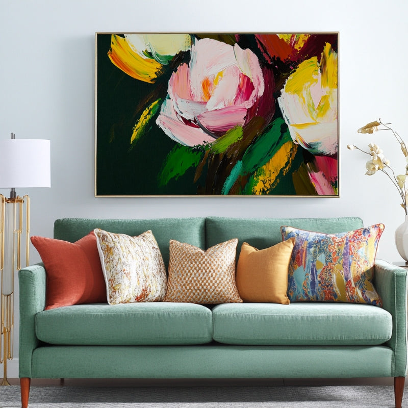VIBRANT FLOWER SPLASH I