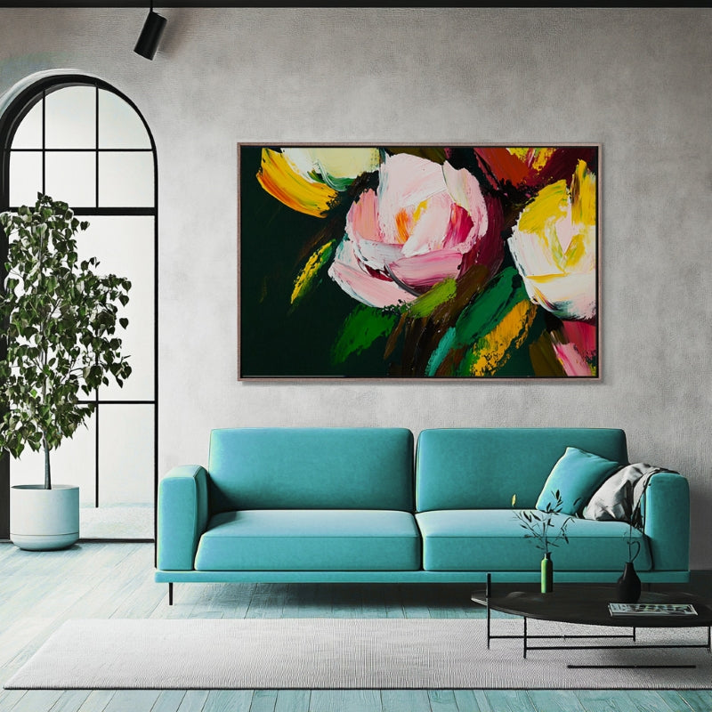 VIBRANT FLOWER SPLASH I