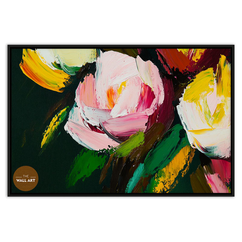 VIBRANT FLOWER SPLASH I