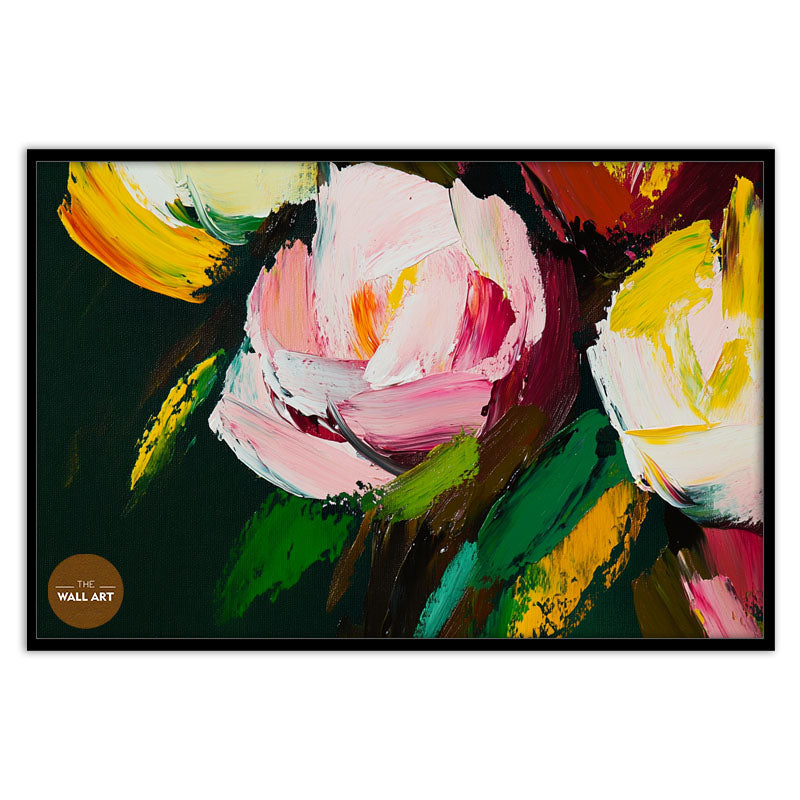 VIBRANT FLOWER SPLASH I