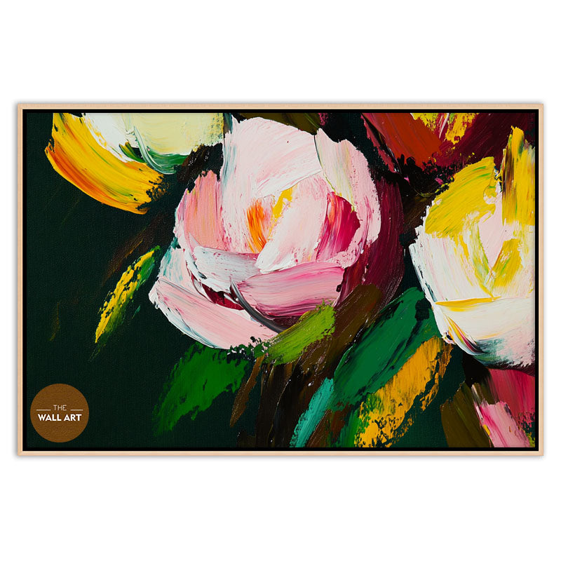 VIBRANT FLOWER SPLASH I