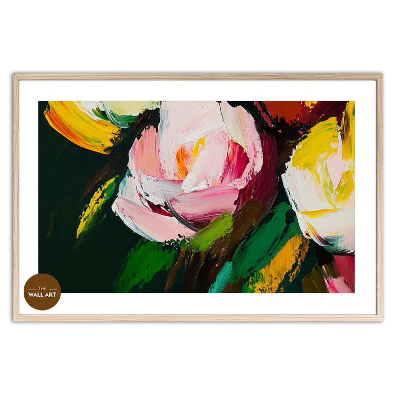 VIBRANT FLOWER SPLASH I