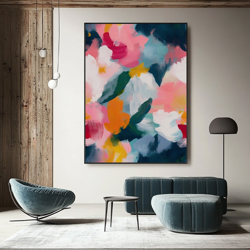 VIBRANT PETAL SPLASH I