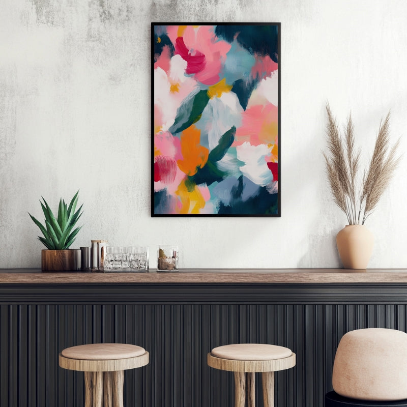VIBRANT PETAL SPLASH I