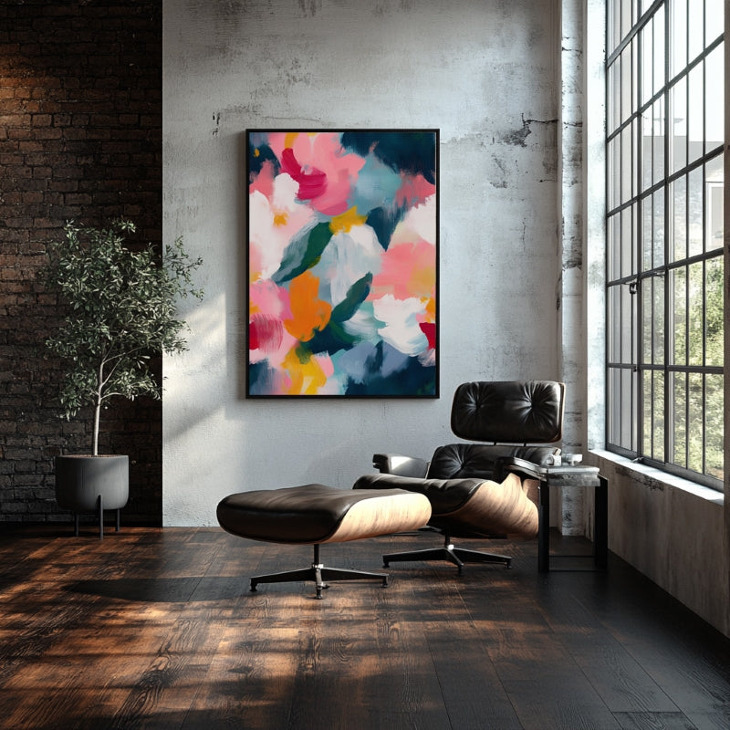 VIBRANT PETAL SPLASH I