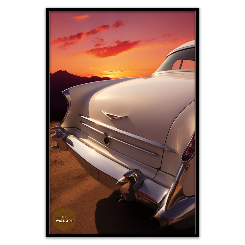VINTAGE WHITE CAR