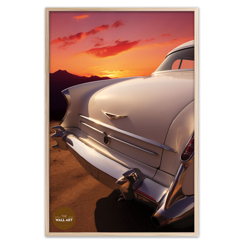 VINTAGE WHITE CAR