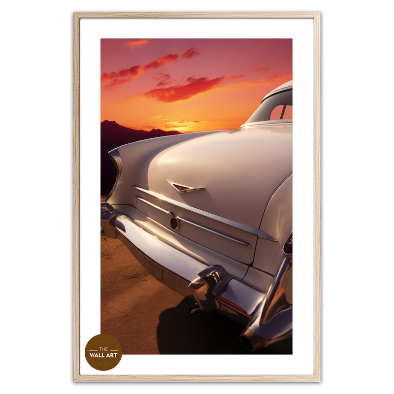 VINTAGE WHITE CAR