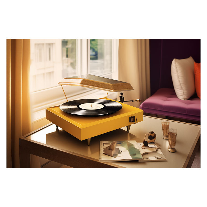 VINTAGE YELLOW MUSIC PLAYER