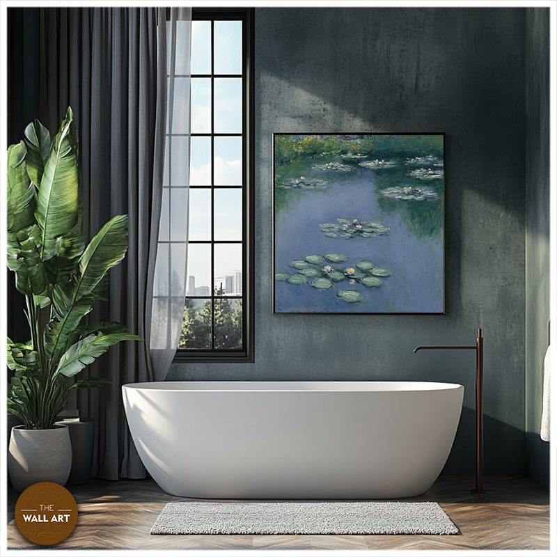 WATER LILY GREEN POND