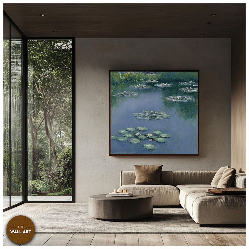 WATER LILY GREEN POND