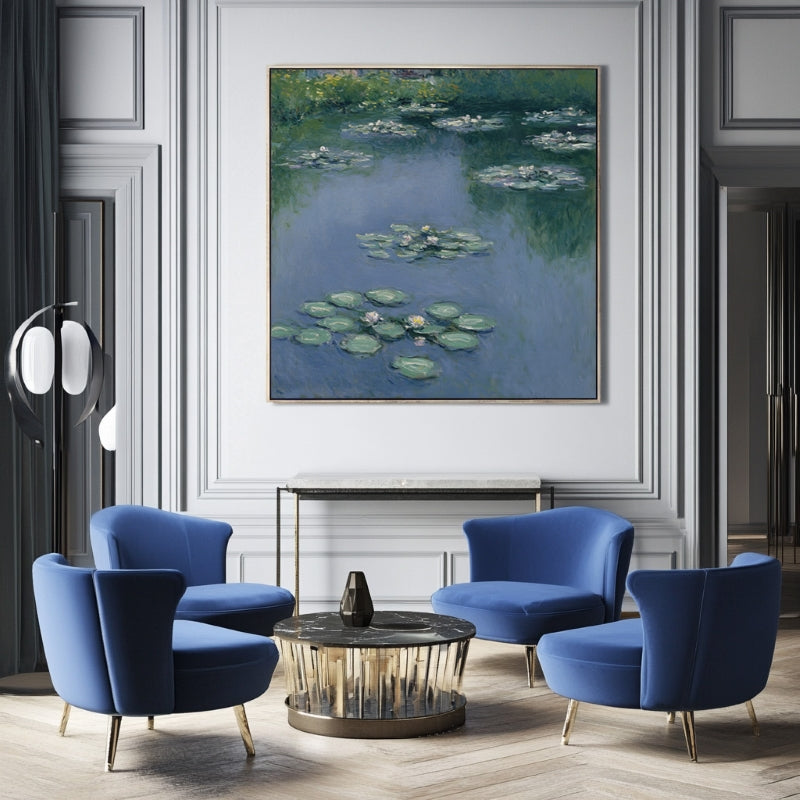 WATER LILY GREEN POND