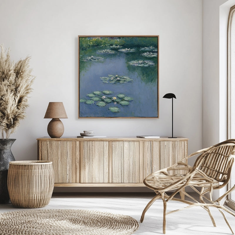 WATER LILY GREEN POND