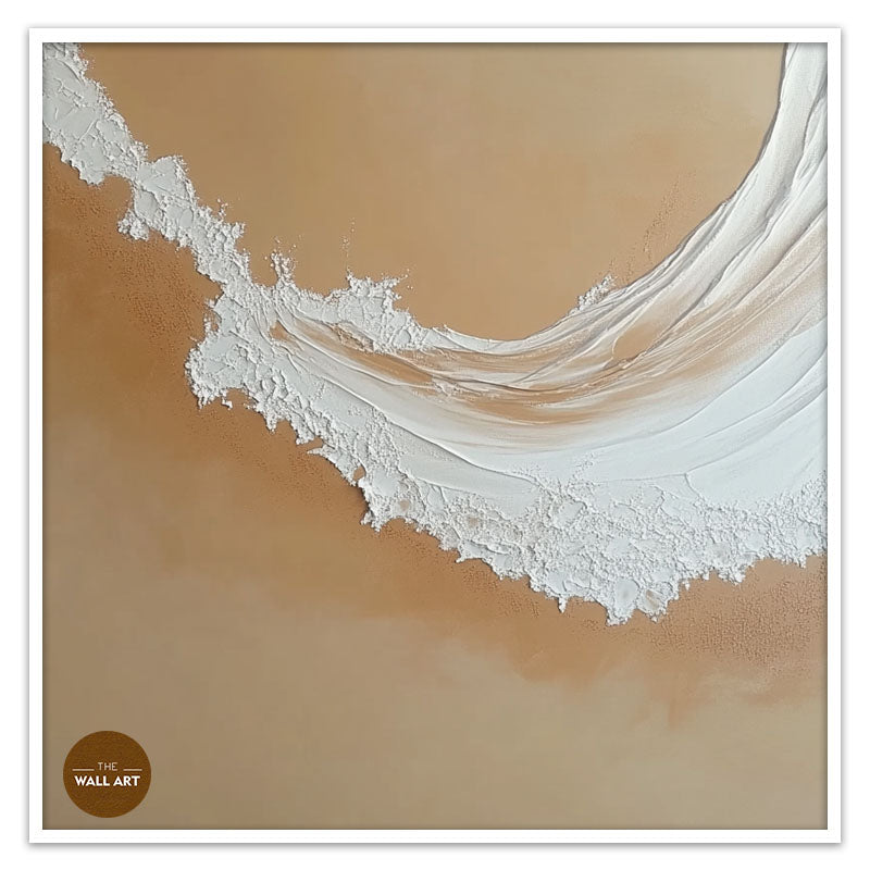 WAVE ON SANDY BEACH