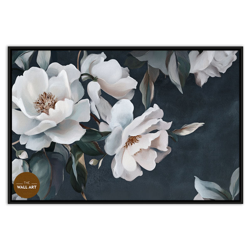 WHITE PEONIES IN GREEN SHADE II