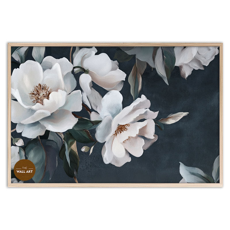 WHITE PEONIES IN GREEN SHADE II