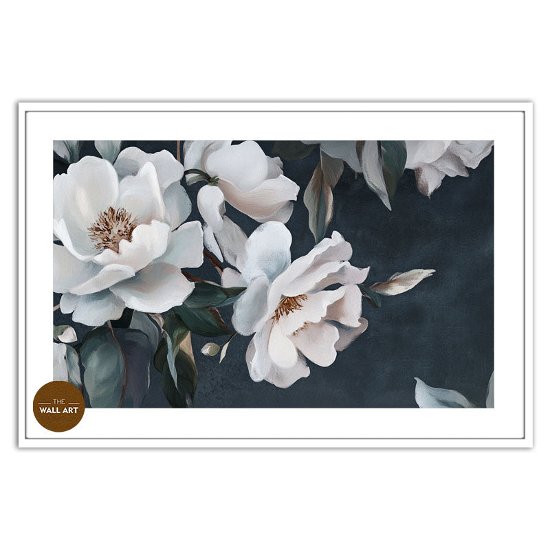 WHITE PEONIES IN GREEN SHADE II