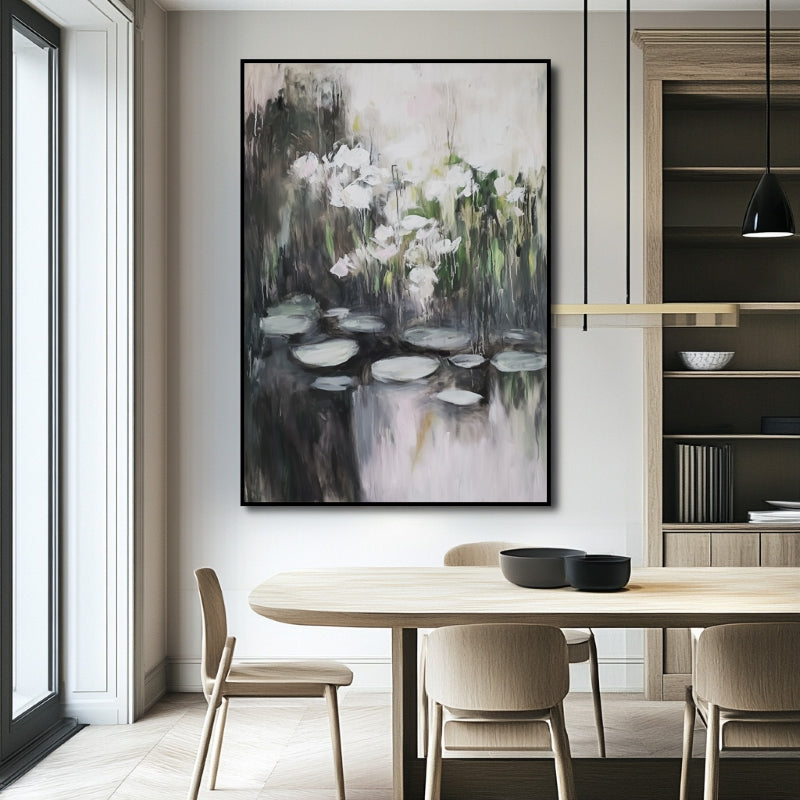 WHITE WATER LILIES