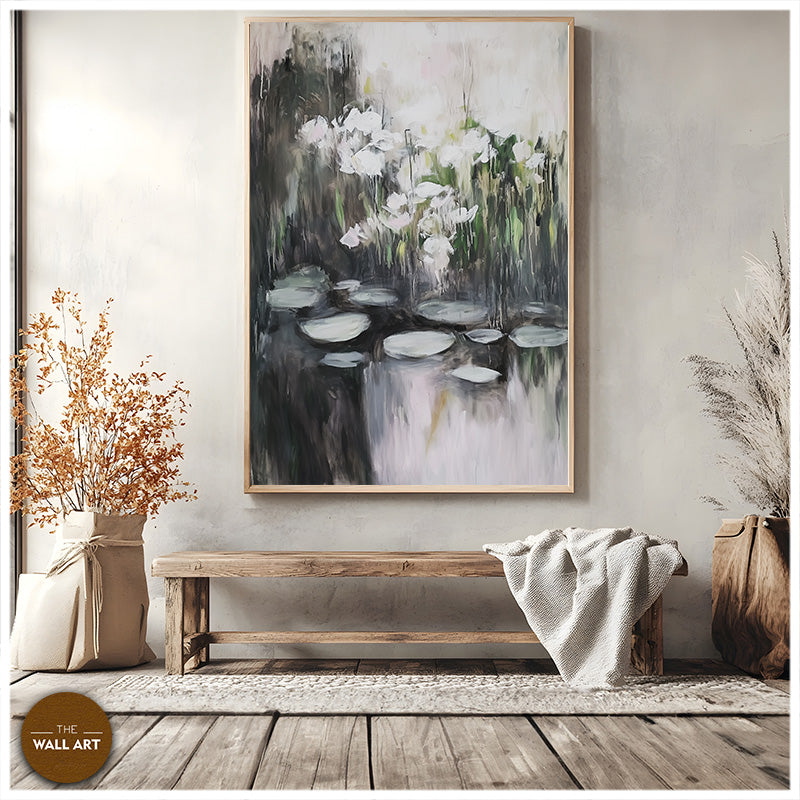 WHITE WATER LILIES