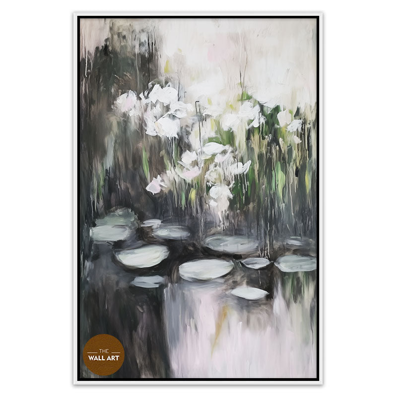 WHITE WATER LILIES