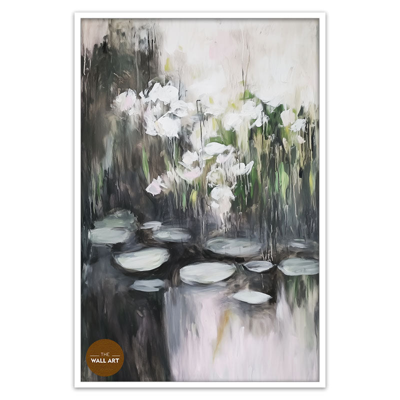 WHITE WATER LILIES