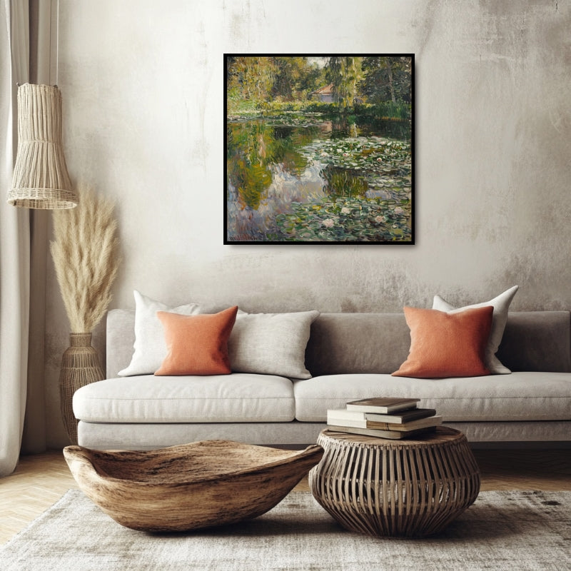 WHITE WATER LILY POND