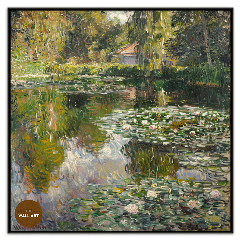WHITE WATER LILY POND