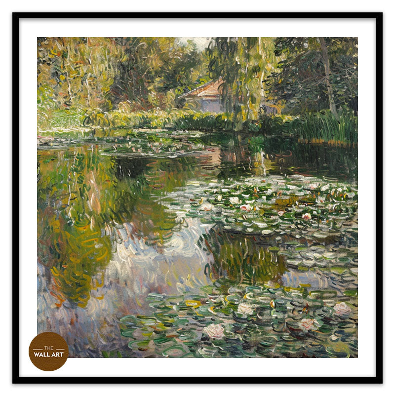 WHITE WATER LILY POND