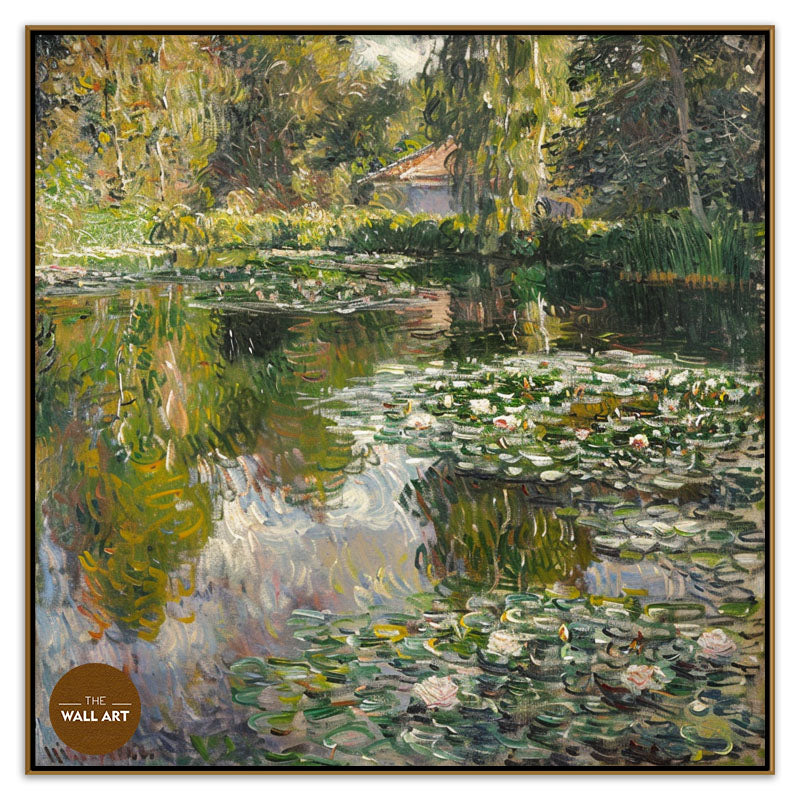 WHITE WATER LILY POND