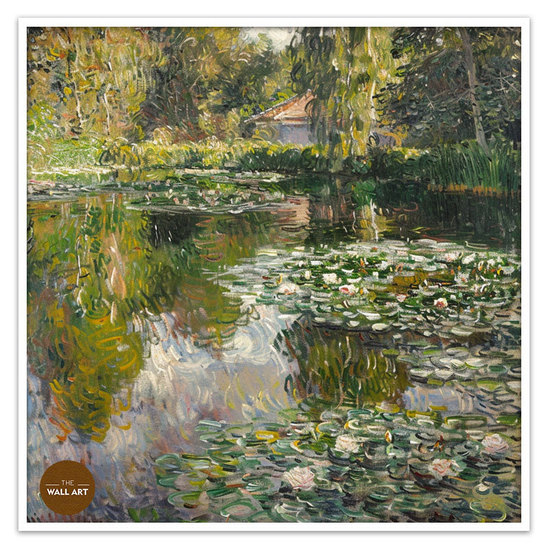 WHITE WATER LILY POND
