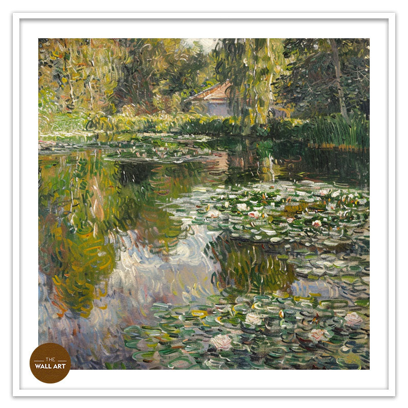 WHITE WATER LILY POND