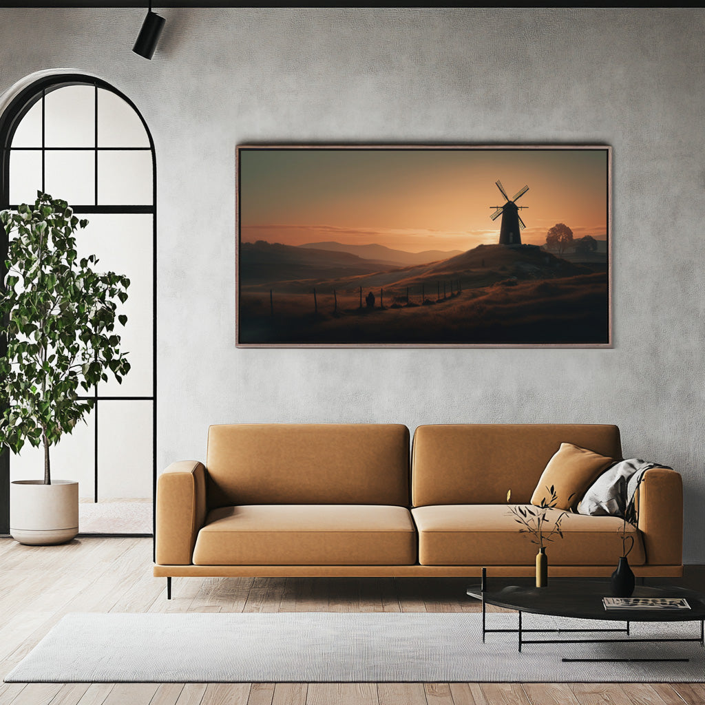 WINDMILL IN SUNSET III