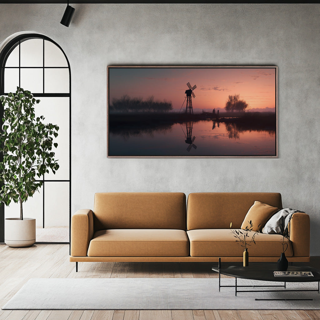 WINDMILL IN SUNSET II