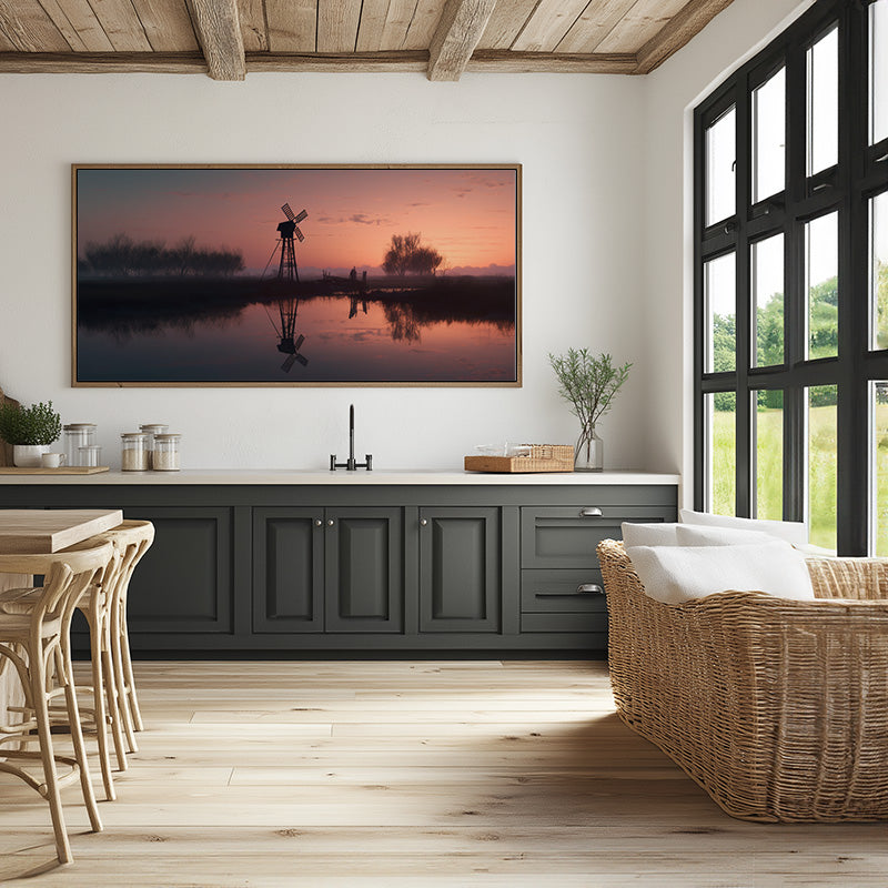WINDMILL IN SUNSET II