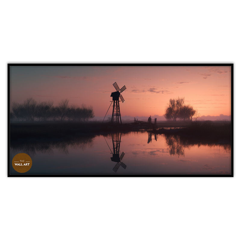WINDMILL IN SUNSET II