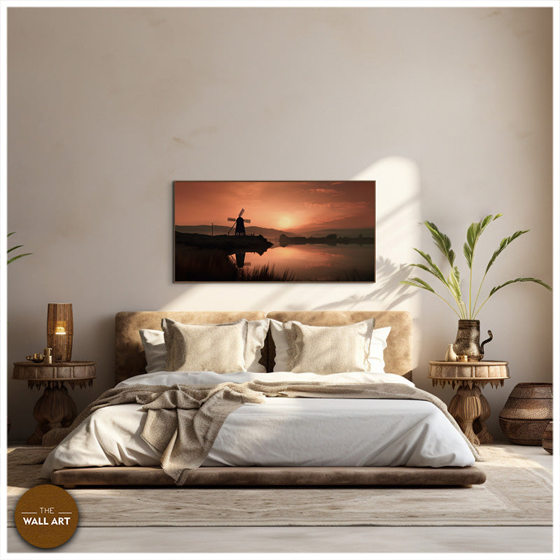 WINDMILL IN SUNSET IV