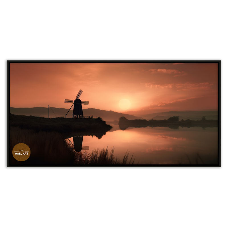WINDMILL IN SUNSET IV
