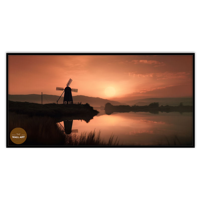 WINDMILL IN SUNSET IV