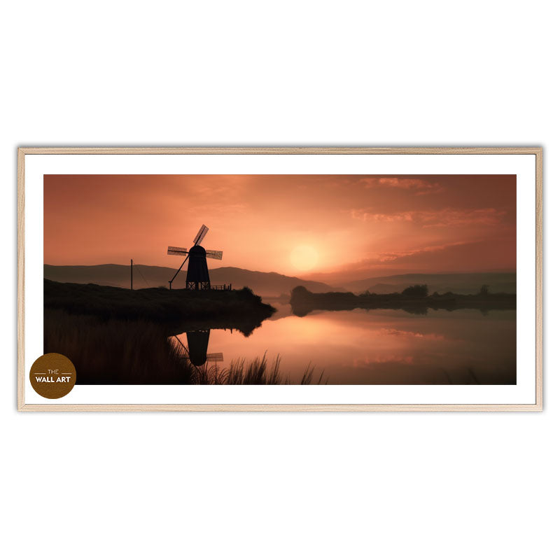 WINDMILL IN SUNSET IV