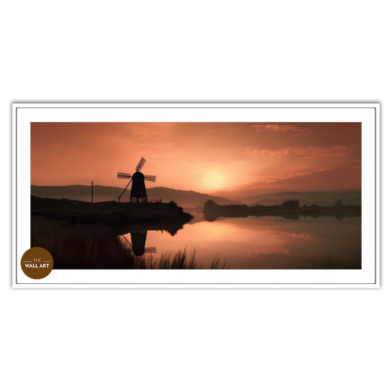 WINDMILL IN SUNSET IV