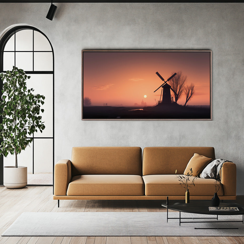 WINDMILL IN SUNSET I
